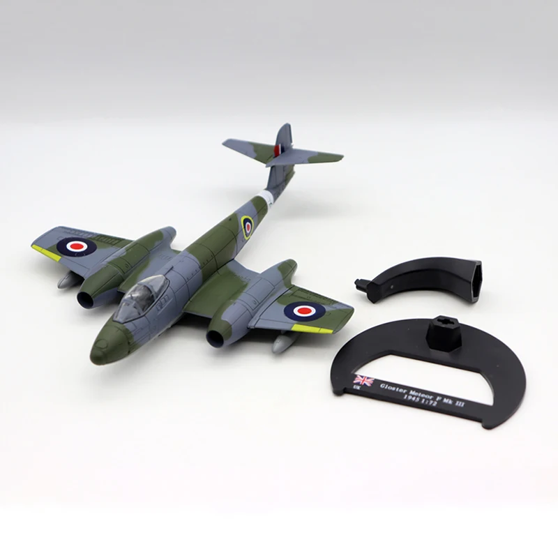 

Diecast Alloy 1:72 Scale Military Gloster Meteor F MK III 1945 Fighter Model Adult Toys Classics Souvenir Gifts Static Display