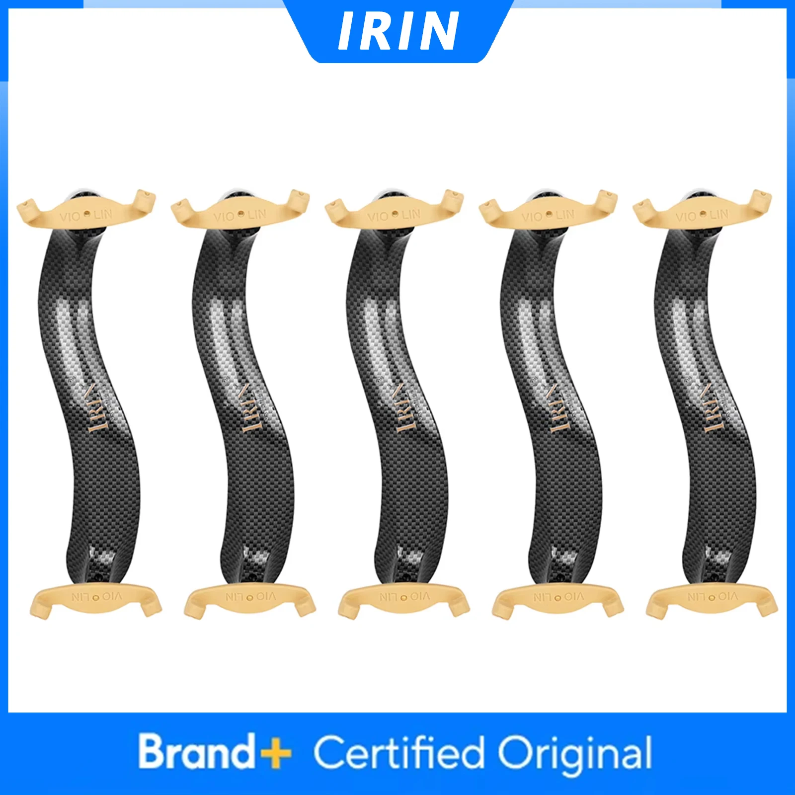 

IRIN 5 шт. 4/4 Подставка для скрипки на плечо, профессиональная регулируемая опора из АБС-пластика, мягкие аксессуары для скрипки
