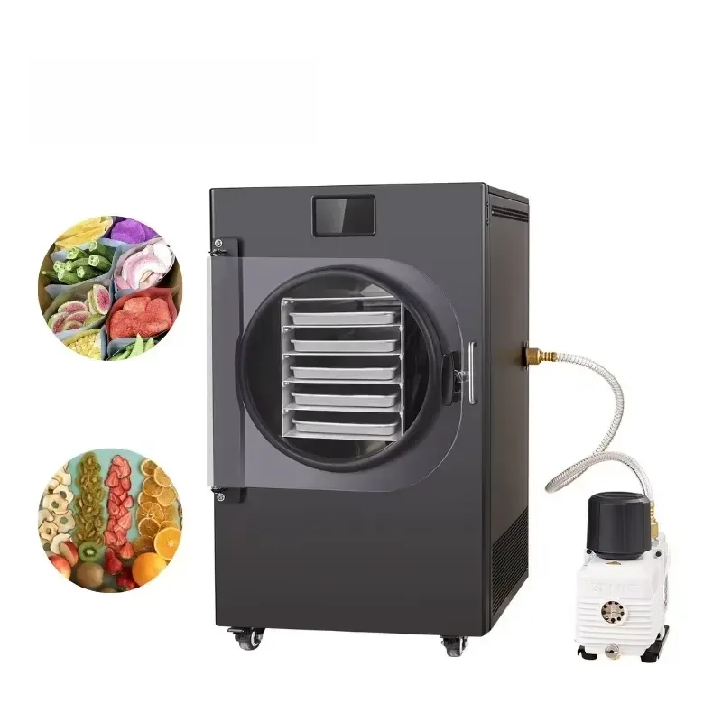 For Stainless Steel SS304 Freeze Dryer Machine 4 Trays Food Grade Material Rust Resistant Durable Construction Professional