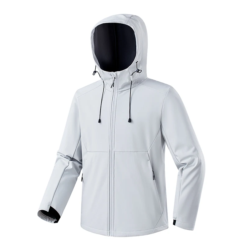 

Sized M-5XL Outdoor Autumn Winter Windbreaker Soft Shell Casual Hiking Waterproof Jacket Couple Hood Jackets Mountaineering Suit