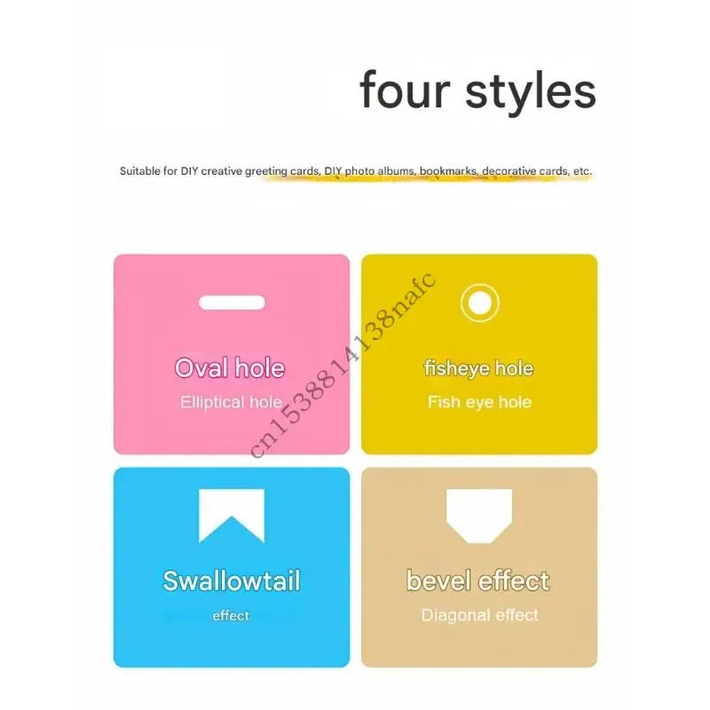 594F 4 في 1 أداة تزيين حافة القصاصات ذات كفاءة عالية في التعامل مع المستندات بسرعة مع حجم مضغوط