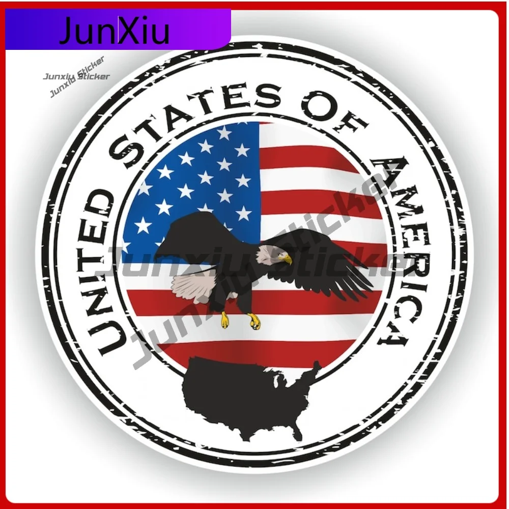 

United States Seal Round Flag Fashion Auto Surface Decoration Applied To Vehicle Exterior Bodywork And Glass