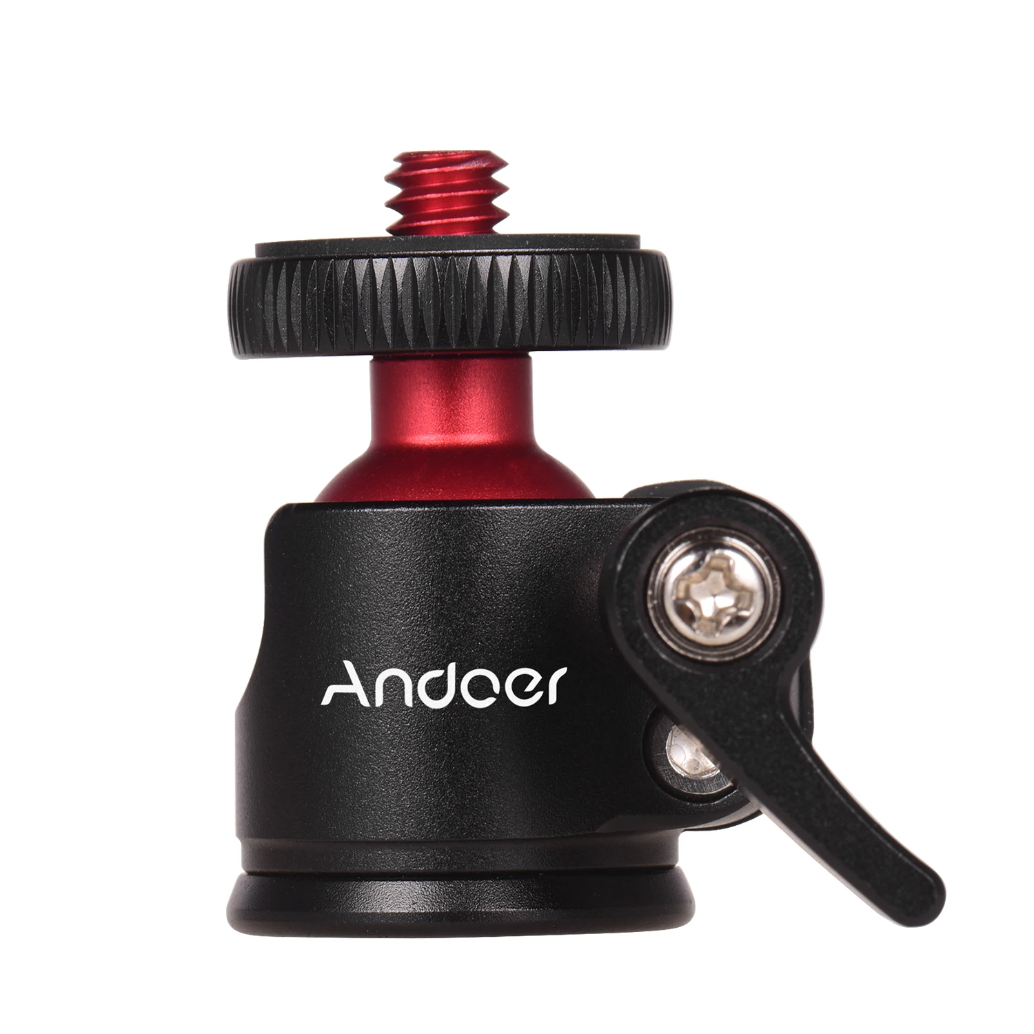 Ball Head Camera Mount Andoer Mini Tripod Ball Head 360 Degree Swivel for DSLR Camera