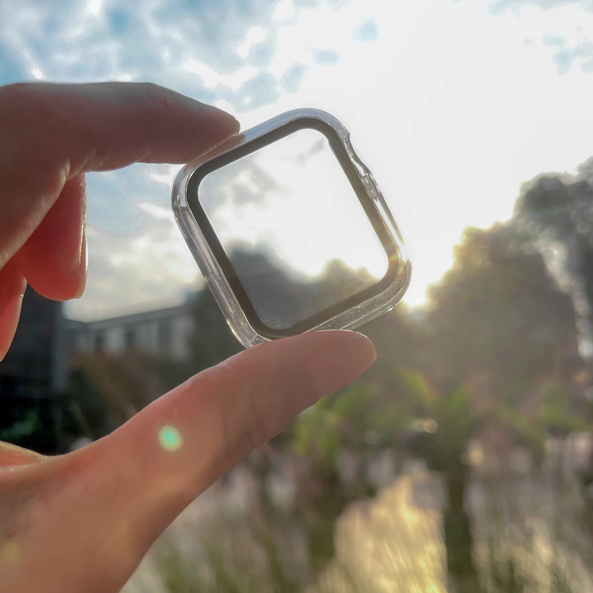 1pc 2 w 1 Ultra-cienki ochronne szkło hartowane na ekran zegarek dla Apple Watch 38/40/41/42/44/45/49Mm, ultra/SE/9/8/7/6/5/4/3/2