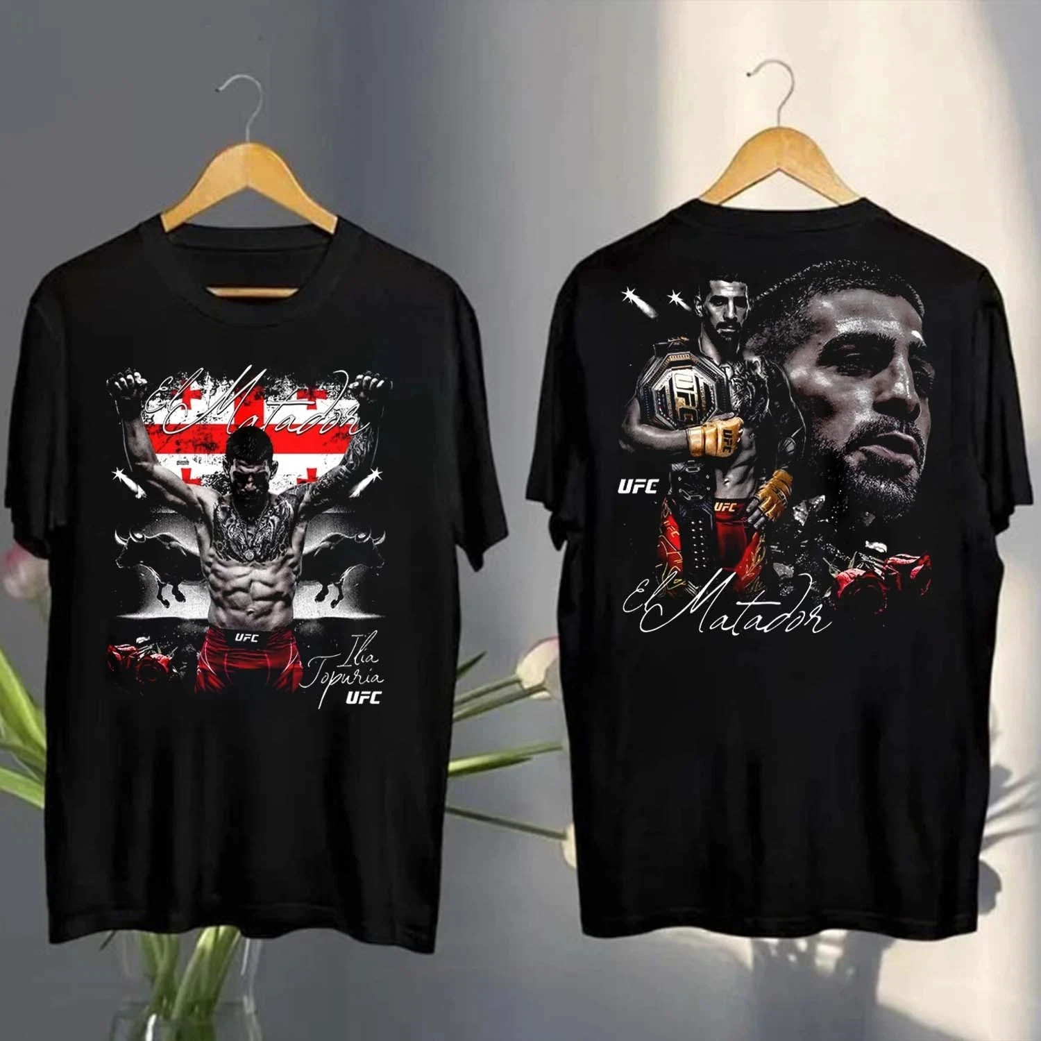 حار 317 إيليا توبوريا جورجيا العلم قميص أسود هدية لمحبي 2025 الراقية الفاخرة لكل من الرجال والنساء أفضل Y2k #1