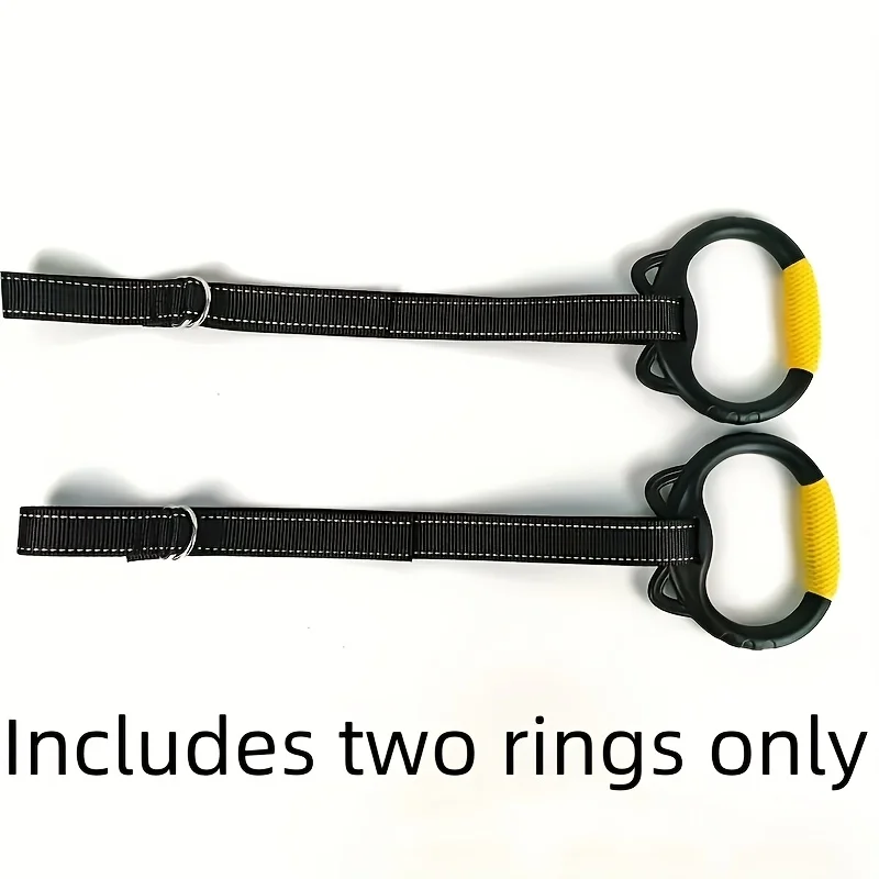 2pcs Adjustable Gym Rings for Grip Training