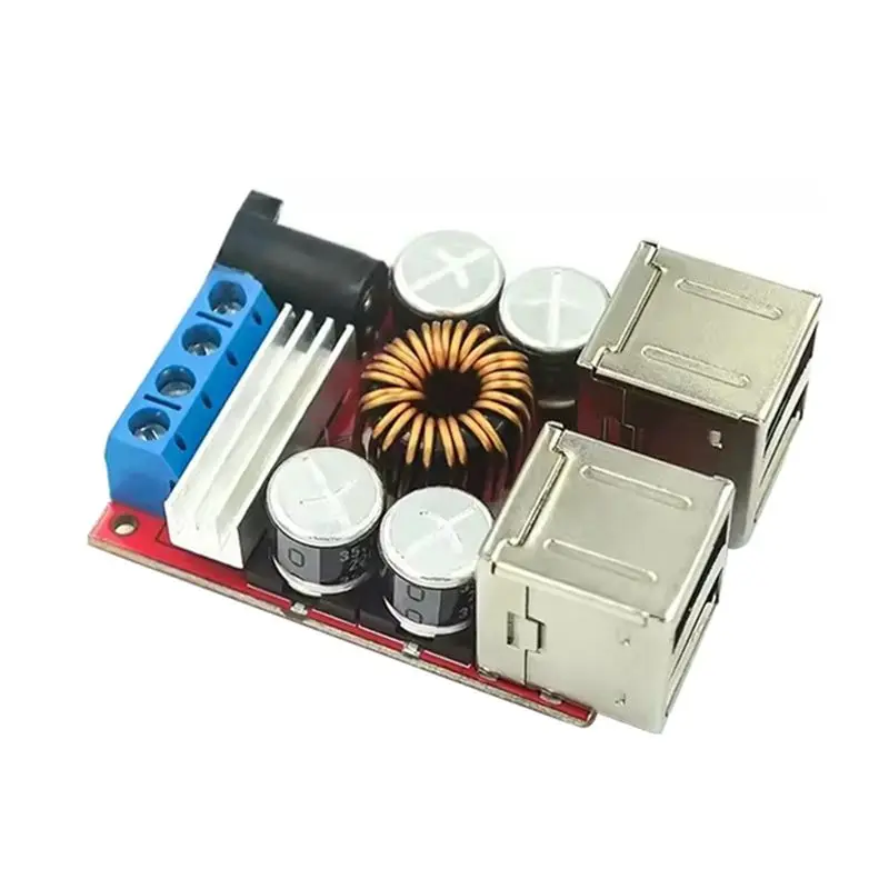 A01F-DC Vehicle Charging Module 8V-35V 5V 8A 4 Port USB Output Mobile Power Supply Depressurization Module