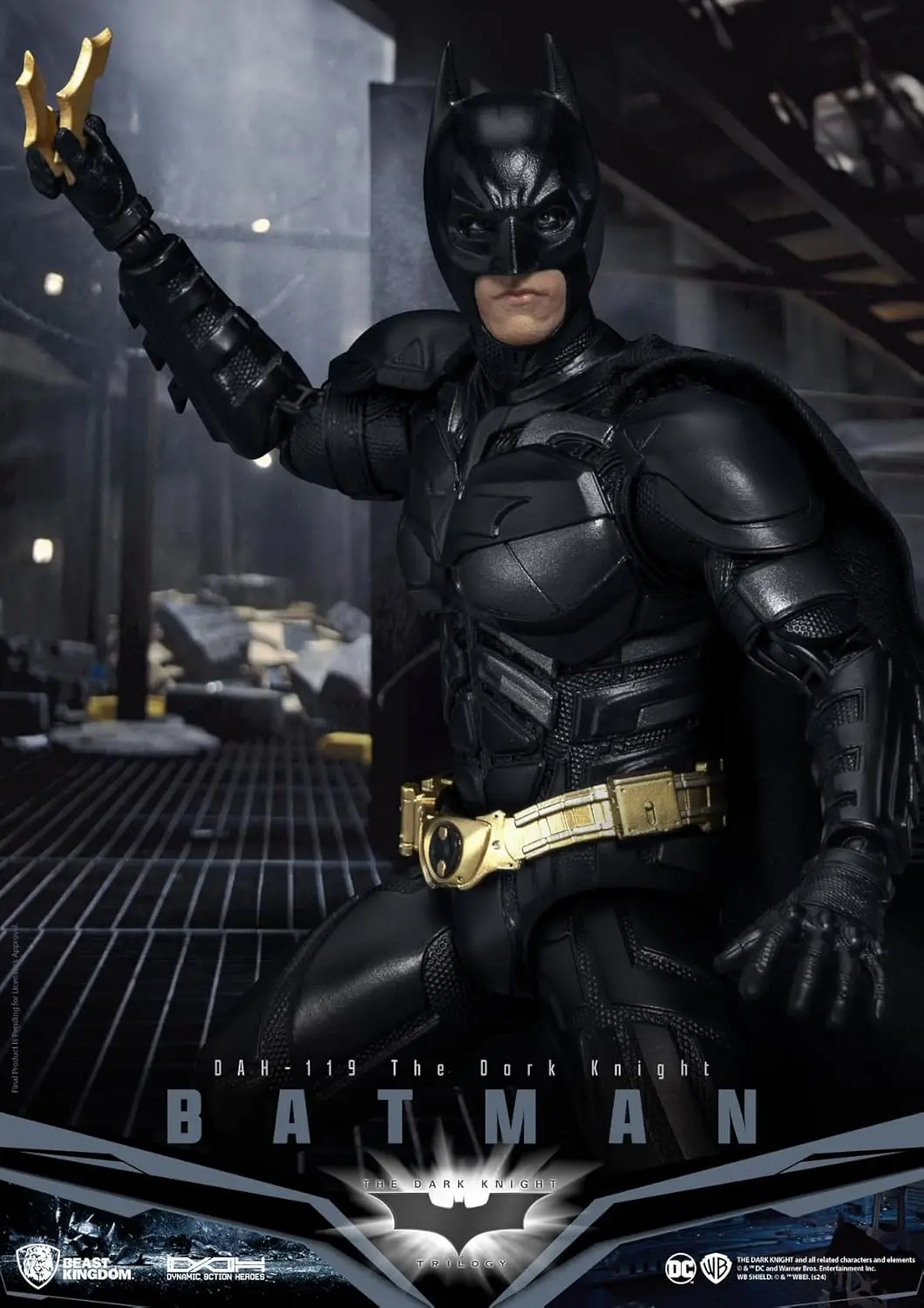 8Inch Original Beast Kingdom DAH-119 DC Batman The Dark Knight Action Figures Collection Gift Toys view 3
