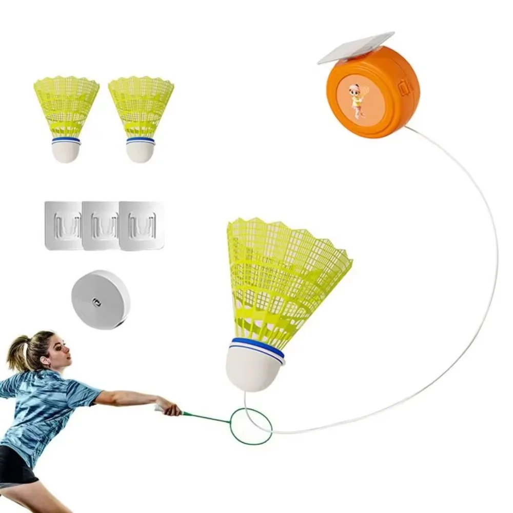 

3-pack Badminton Trainer Set Adjustable Portable Single Player Badminton Automatic Rebound Durable Badminton Practice Aid Tool