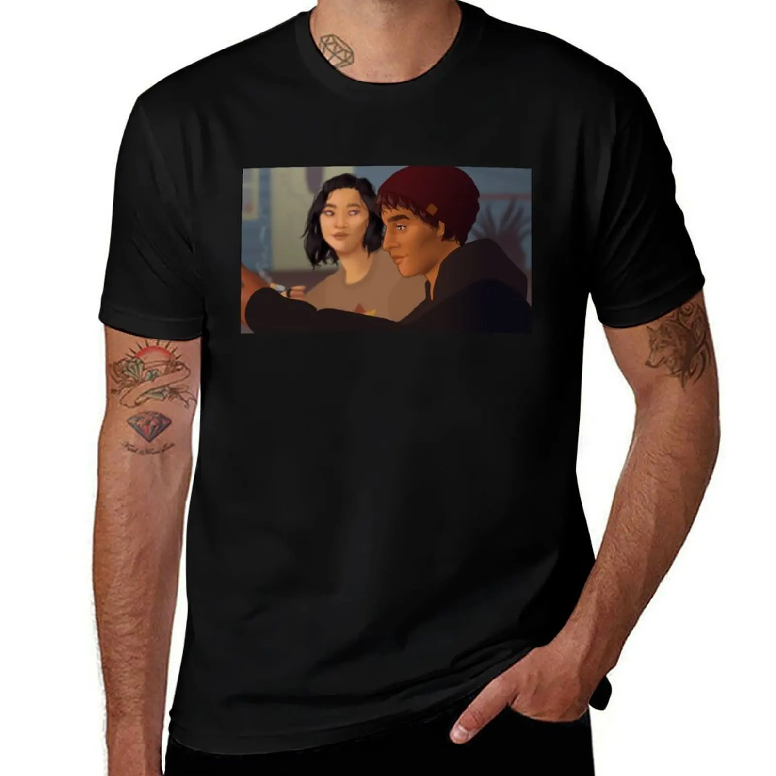 Sean & Lyla T-Shirt Utility Casual Work T-Shirt