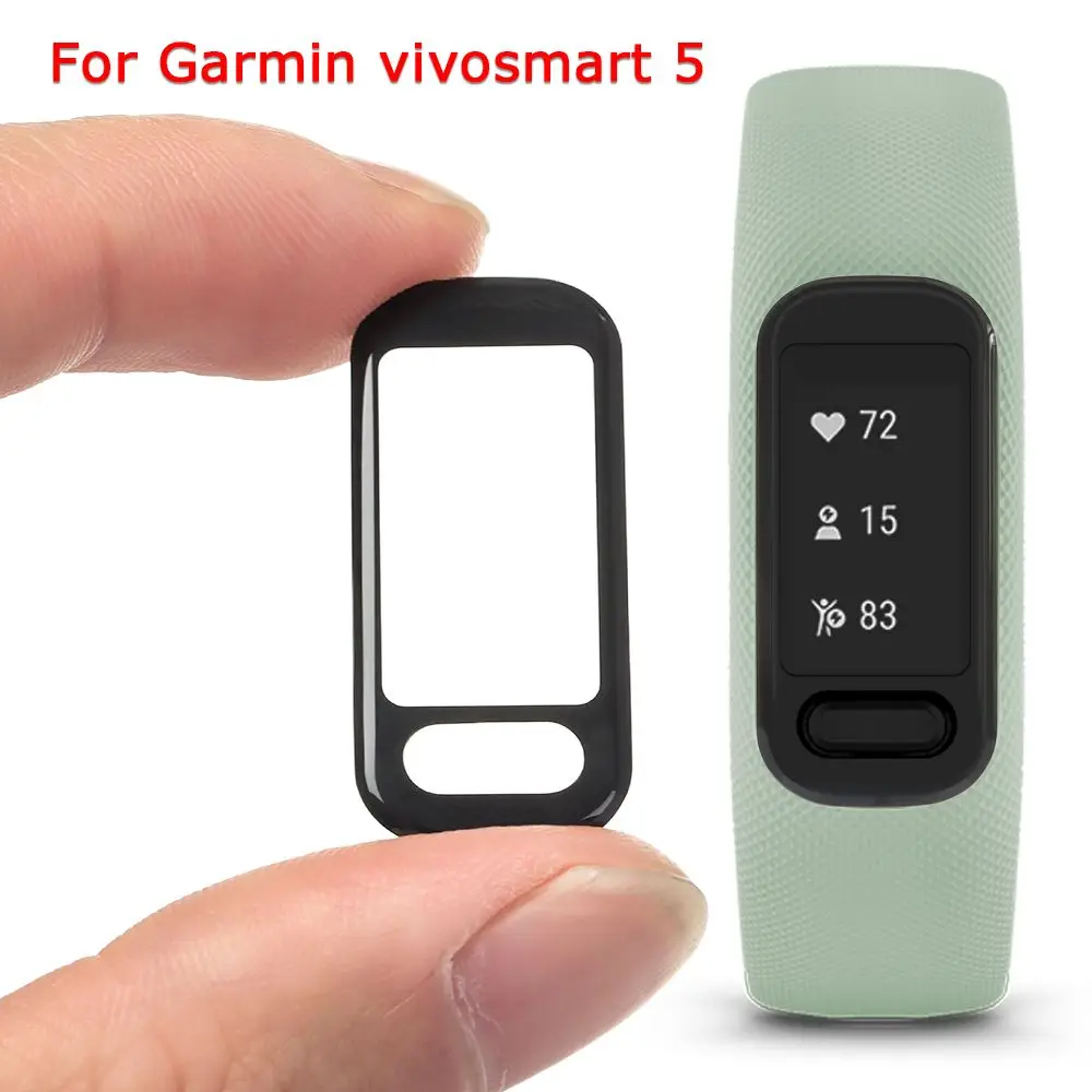 Scratch Proof Full Coverage Clear Screen Protector Soft Guard 3D Protective Film Curved Edge Cover For Gamin Vivosmart 5