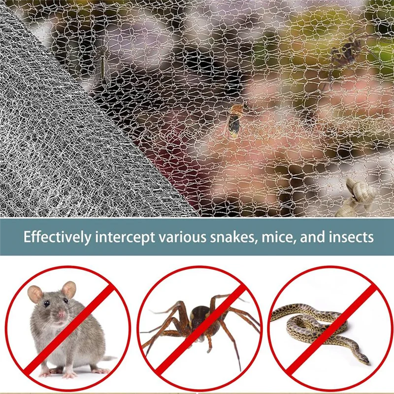 VEHO-Stainless Steel Metal Mesh Insect-Proof Net Fly-Proof Net Rat-Proof Filter Net Seedling Protection Net