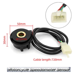 Motorcycle Odometer Sensor 12V Digital Motor Speed Meter Durable Cable Mileage Assembly Modification Accessory Wire Replacement