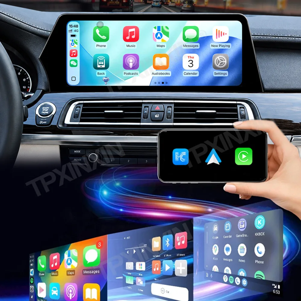 Blade Screen Linux Car Radio For BMW 7 Series F01 F02 G11 G12 2013~2017 CarPlay Android Auto GPS Navigation Multimedia Player