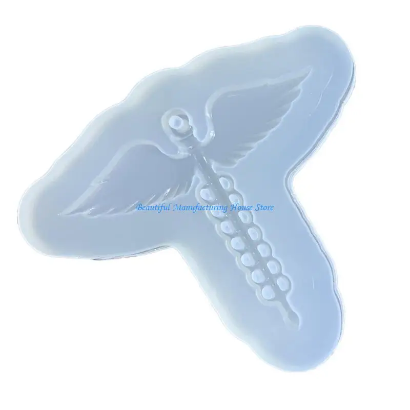 

E56A Silicone Novel Small Wands Keychain Mould With Hole Keyring Pendant DIY Craft