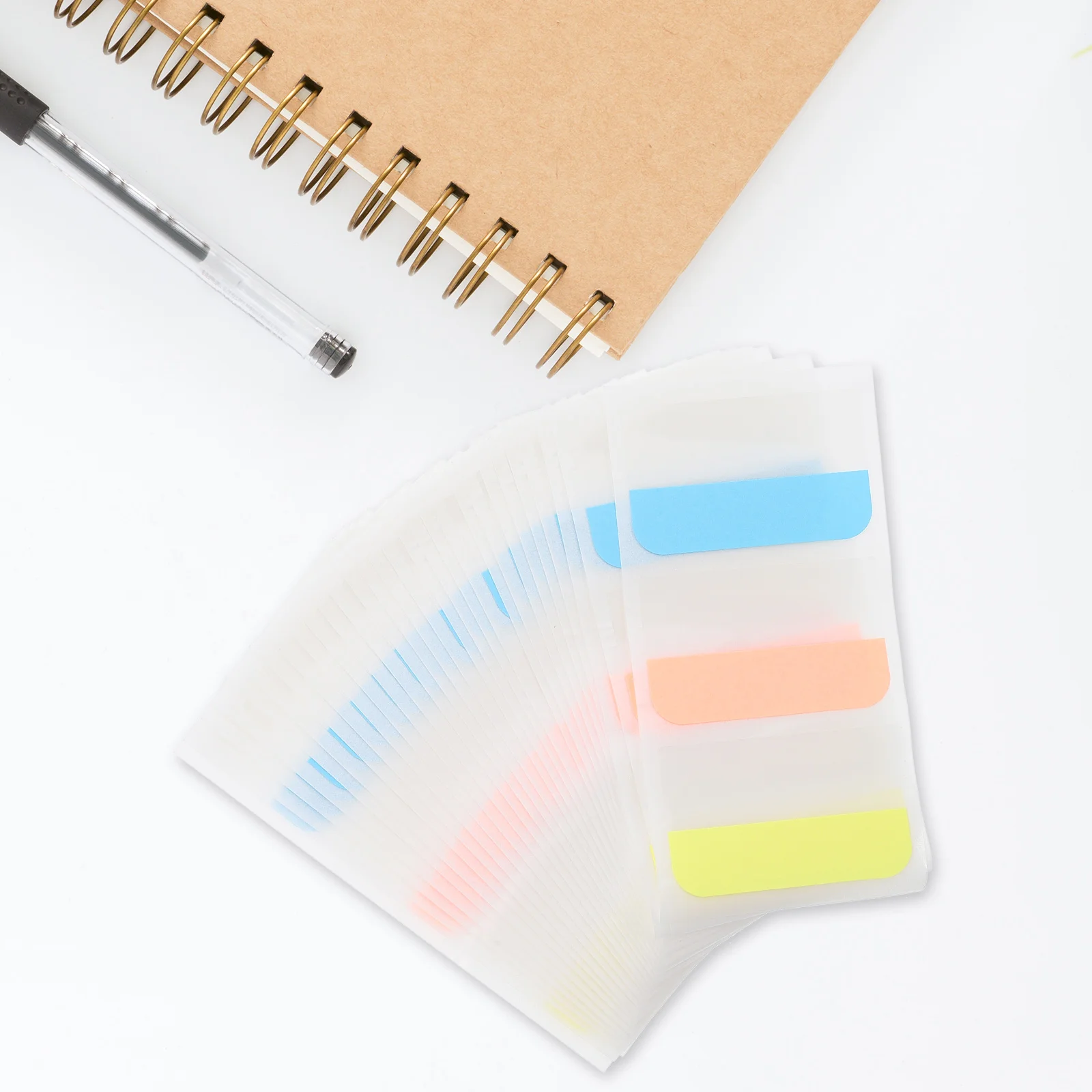 

360 Pcs Tabs Index Notes Memo Stickers Tearable Page Markers Notebook Labels Sticky Tabs Student Office Supplies