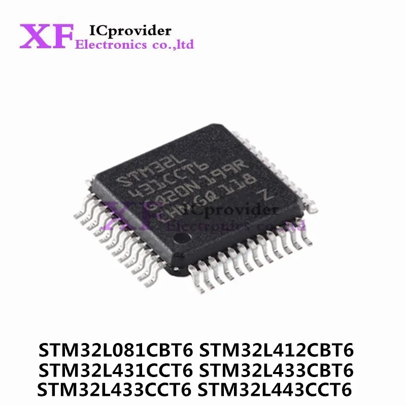 STM32L081CBT6 STM32L412CBT6 STM32L431CCT6 STM32L433CBT6 STM32L433CCT6 STM32L443CCT6 LQFP-48