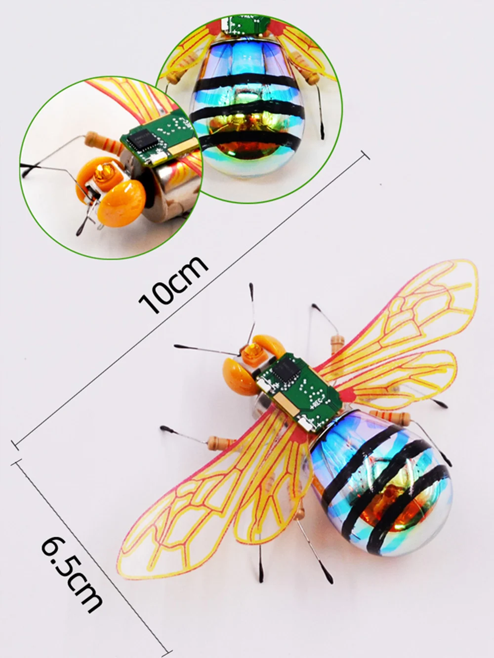 Insect Model Bee Metal Machinery Puzzel Kinderen Wetenschap Speelgoed DIY STEM Technologische leerkit Educatief speelgoed