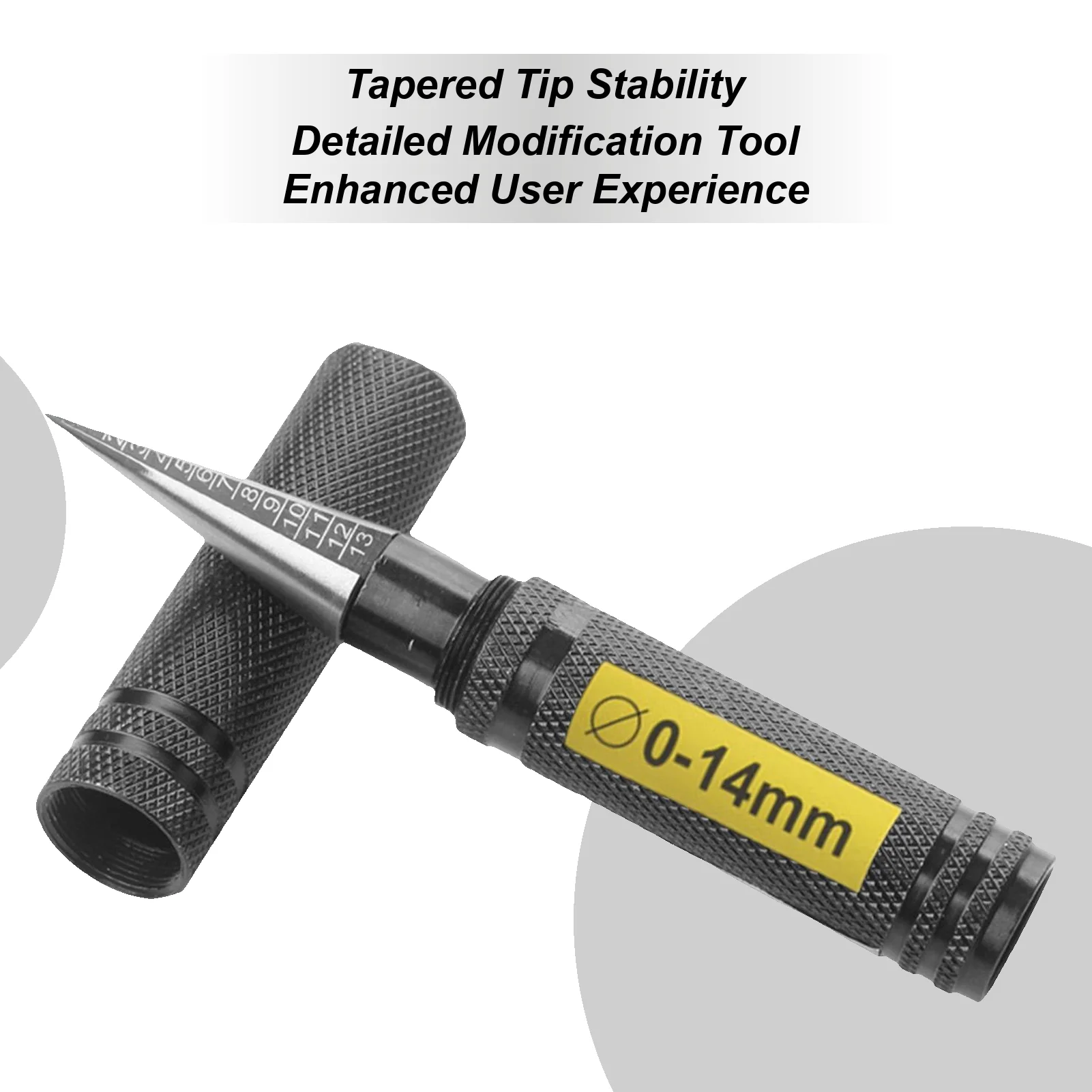 RC Body Reamer 0-14mm Manual Drilling Tool Hole Puncher Opener for Car Shell for Car Model 3D Printed Parts Maintenance
