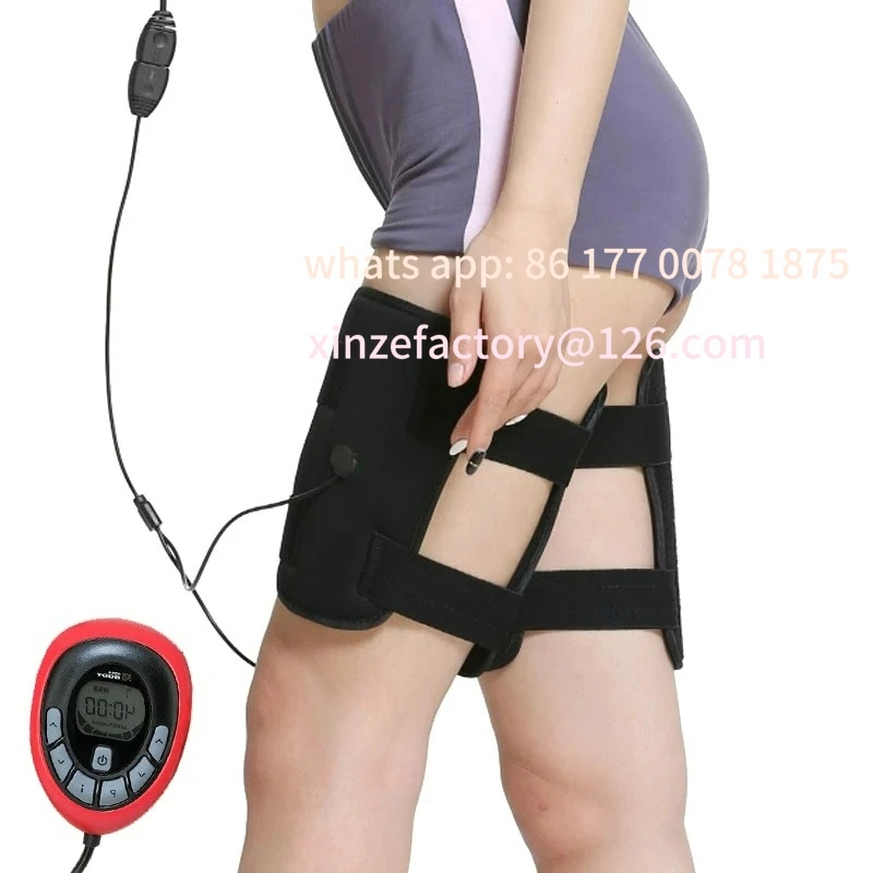 Customizable Eletric Muscle Stimulator Leg Massager  Fat Burning Lose Weight Apparatus Slimming Belt Thigh Shaper Fitness