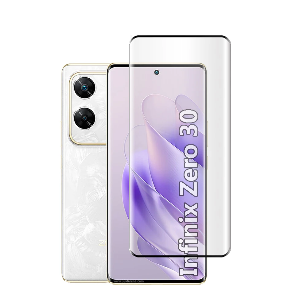 3D Tempered Glass For Infinix Zero 30 4G Screen Protector Camera Lens Film For Infinix Zero30 Glass Protective