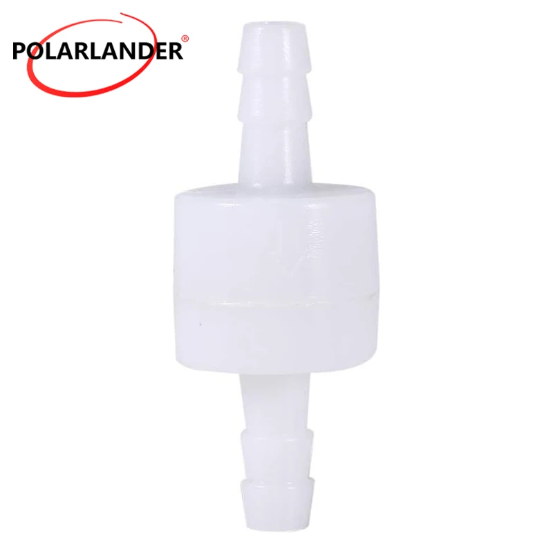 

4mm One-Way Check Valve - 51mm Plastic Anti-Return Valve for Fuel/Water Liquid Air