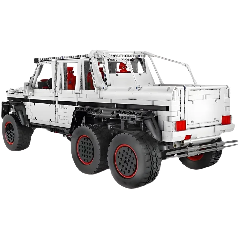 MOLD KING 13061 MOC técnico motorizado G700 6x6 SUV camión bloques de construcción de automóviles ladrillos juguete educativo 3D regalo de Navidad para niños