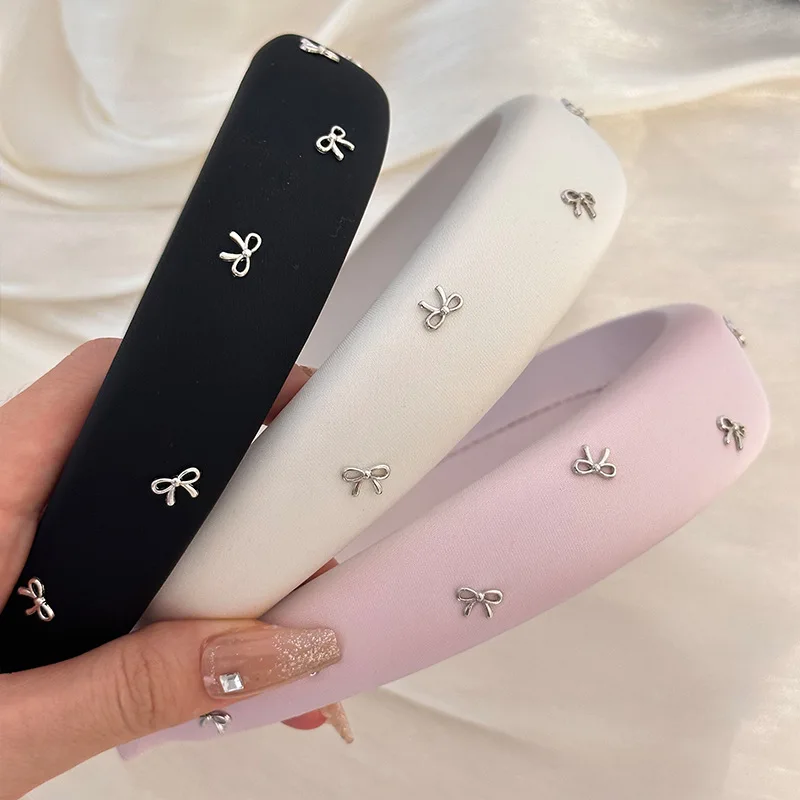 Headbands for women girl yoga bow accessories hair band korean sweets adults Hoops leading fashion popular fairy 2024 Designer