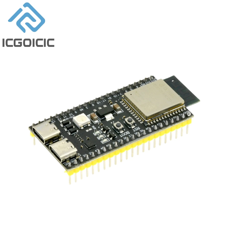 ESP32-S3-DevKitC-1 WiFi+Bluetooth-compatible Internet Of Things Type-C Development Board Core Board ESP32-S3-WROOM-1