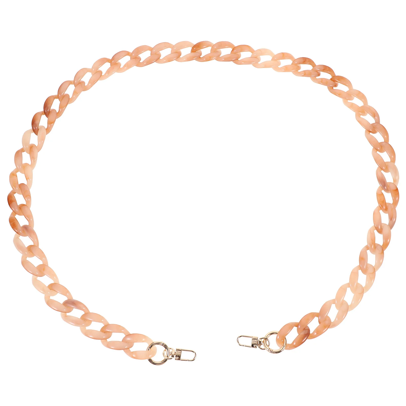 Cinghia per Borsa in Acrilico a Catena Lunga con Chiusura a Doppia Estremità per Riparazione e Sostituzione di Borse Fai-da-Te