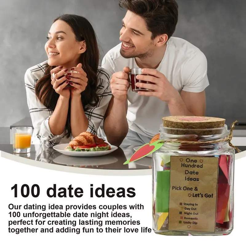 قائمة مرجعية أكاديمية تحفيزية للأزواج ، أواني ملاحظات للتاريخ والليلة ، هدية الخطبة ، ملونة ، مغامرة ، جديدة