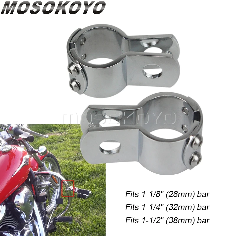 Motorfiets Snelweg Motor Bewaker Voetsteun Voetsteunen Mount Klemmen Beugel 28Mm 32Mm 38Mm Voor Harley Touring Sportster Dyna Softail