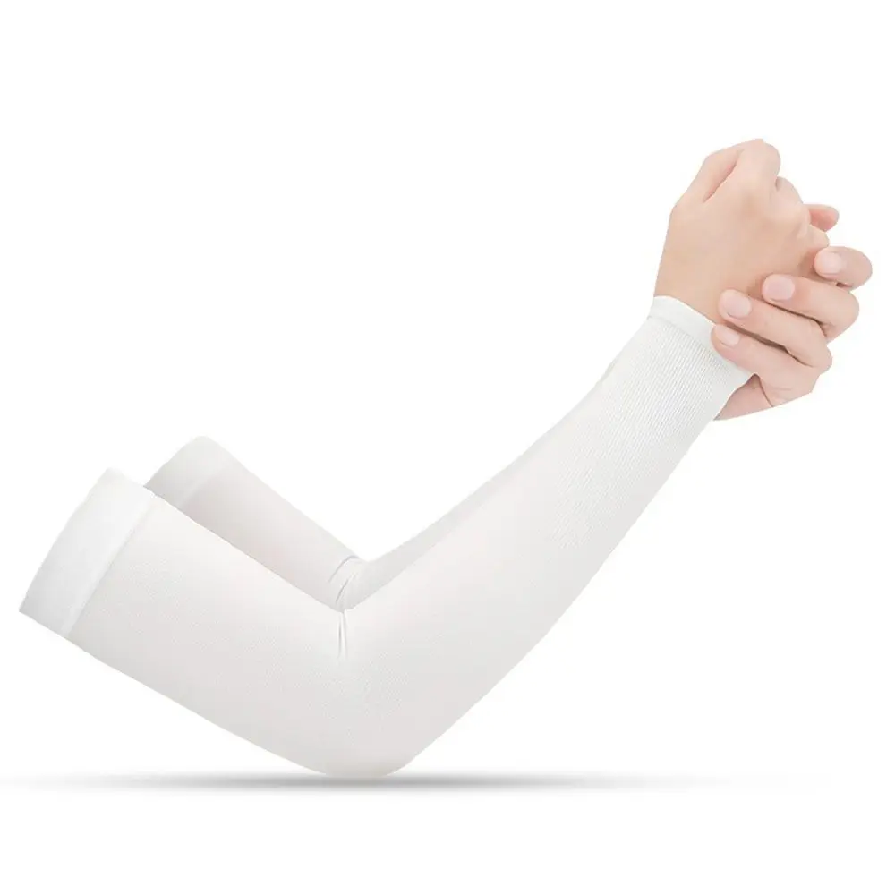 Exposed thumb Summer Cooling Basketball Running Arm Sleeves Outdoor Sport Arm Cover Sun Protection