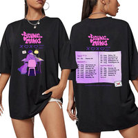 Young Miko Xoxo Tour 2024 Print T Shirts Men Women Retro Harajuku Fashion T-shirt High Quality Oversized Cotton Tees Streetwear