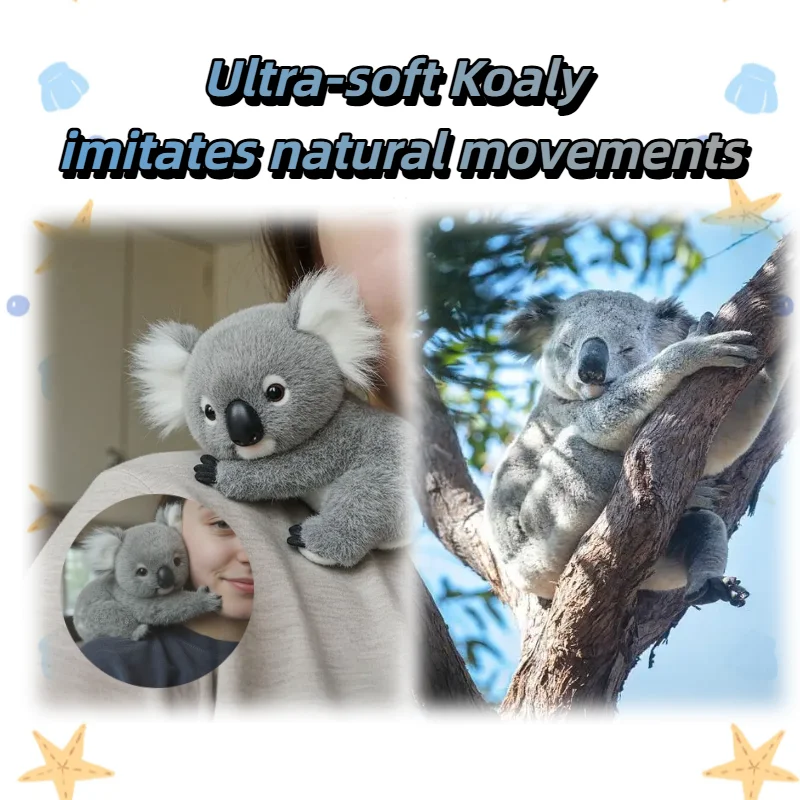 Niedliche Koaly-Dekoration mit emotionaler Heilung bietet emotionale Support-Dekorationen, die Koala imitiert, natürliche Bewegung, echt und bequem