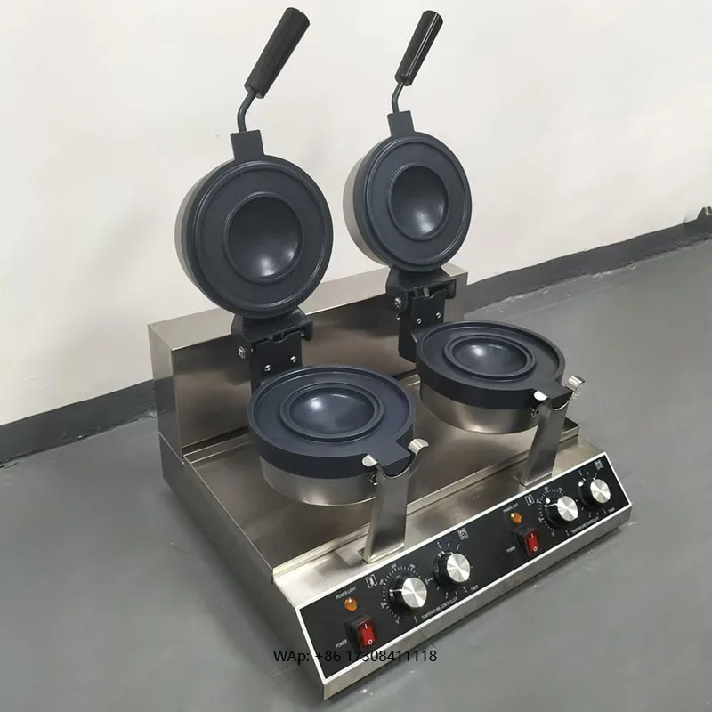 

FQ1120-2 Double-Headed UFO Waffle Commercial Desktop Burger Ice Cream Sandwich and Crispy Frisbee