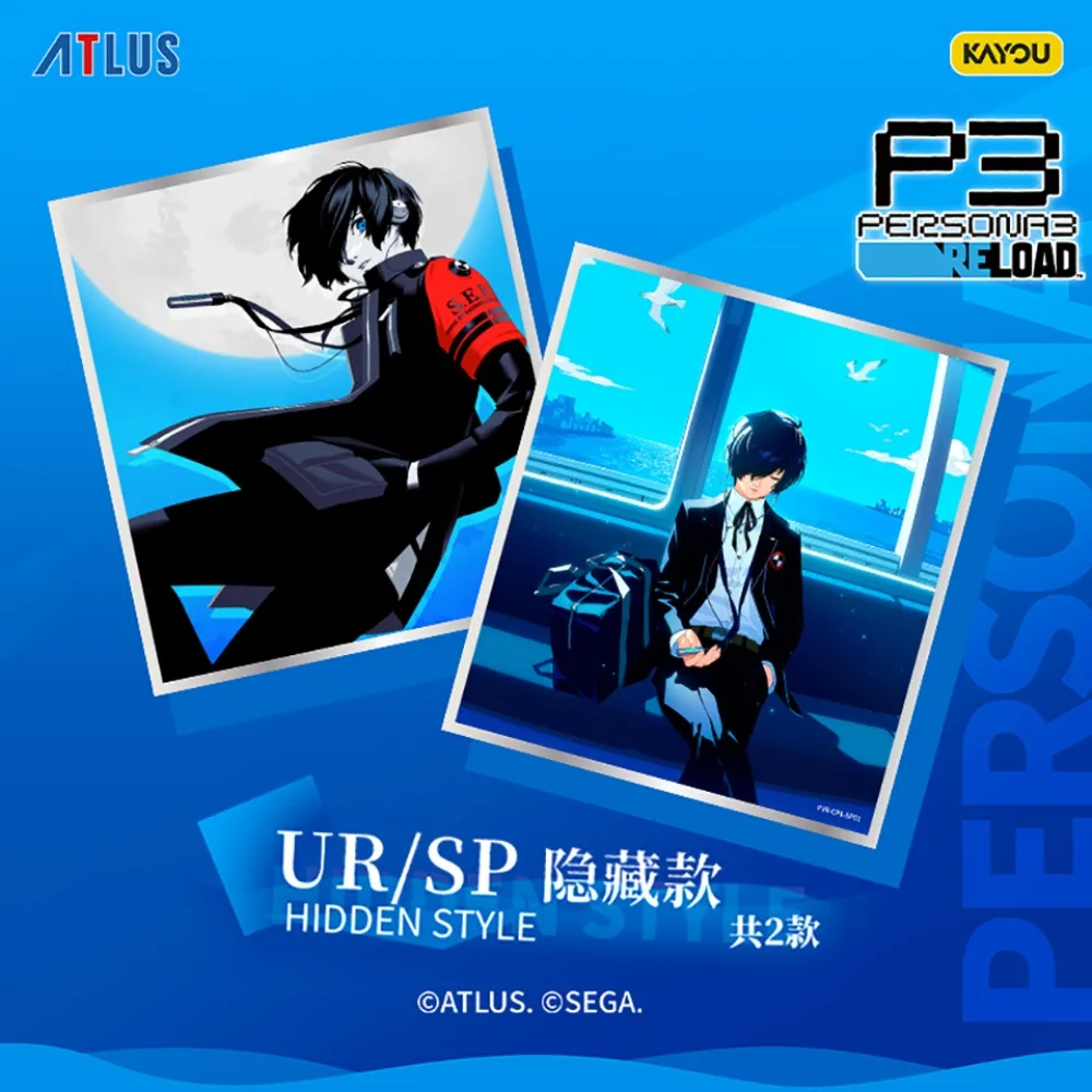 Véritable carte de Collection Kayou Persona3 Fans comme des personnages Mitsuru Kirijo Akihiko Sanada carte créative cadeaux de vacances exquis