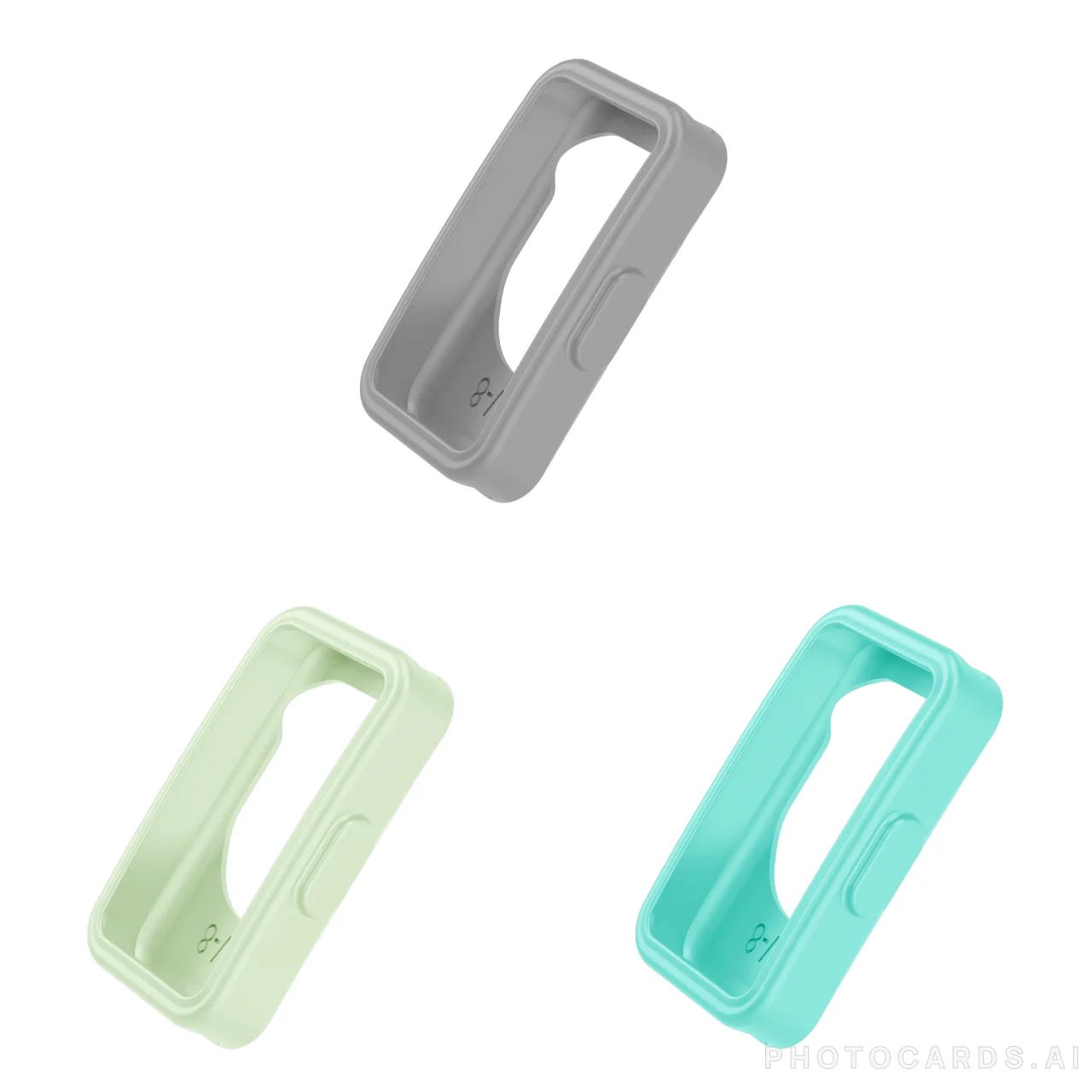 

3 Pieces Silicone Protective Case for Huawei Band 7 8 9 10 Dial Sport Smart Watch Protector Shell Lightweight Watch Accessories