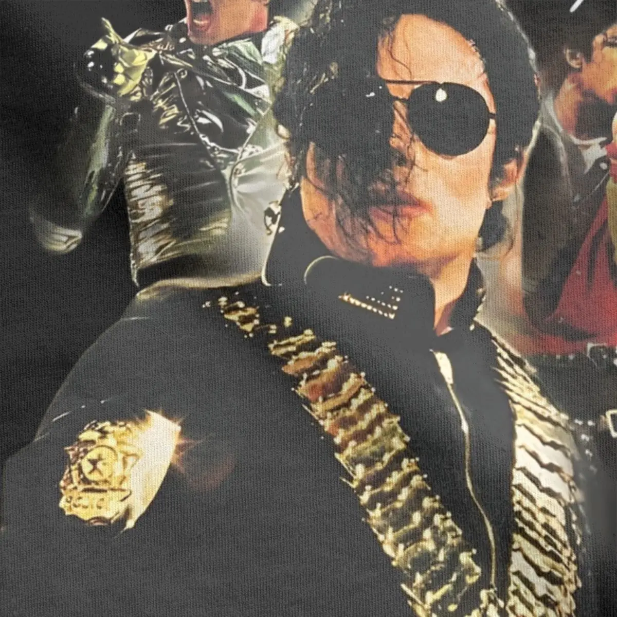 Michaels King Of Pop Jacksons T Shirt Men Pure Cotton Fashion T-Shirts Crew Neck Singer Hip Hop Tees Short Sleeve Clothing Gift