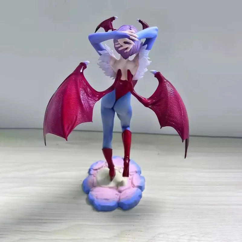 Darkstalkers Morrigan Aensland Anime Figure Lilith Action Figurine Pvc Statue Felicia Figure Girl Halloween Model Collection Toy