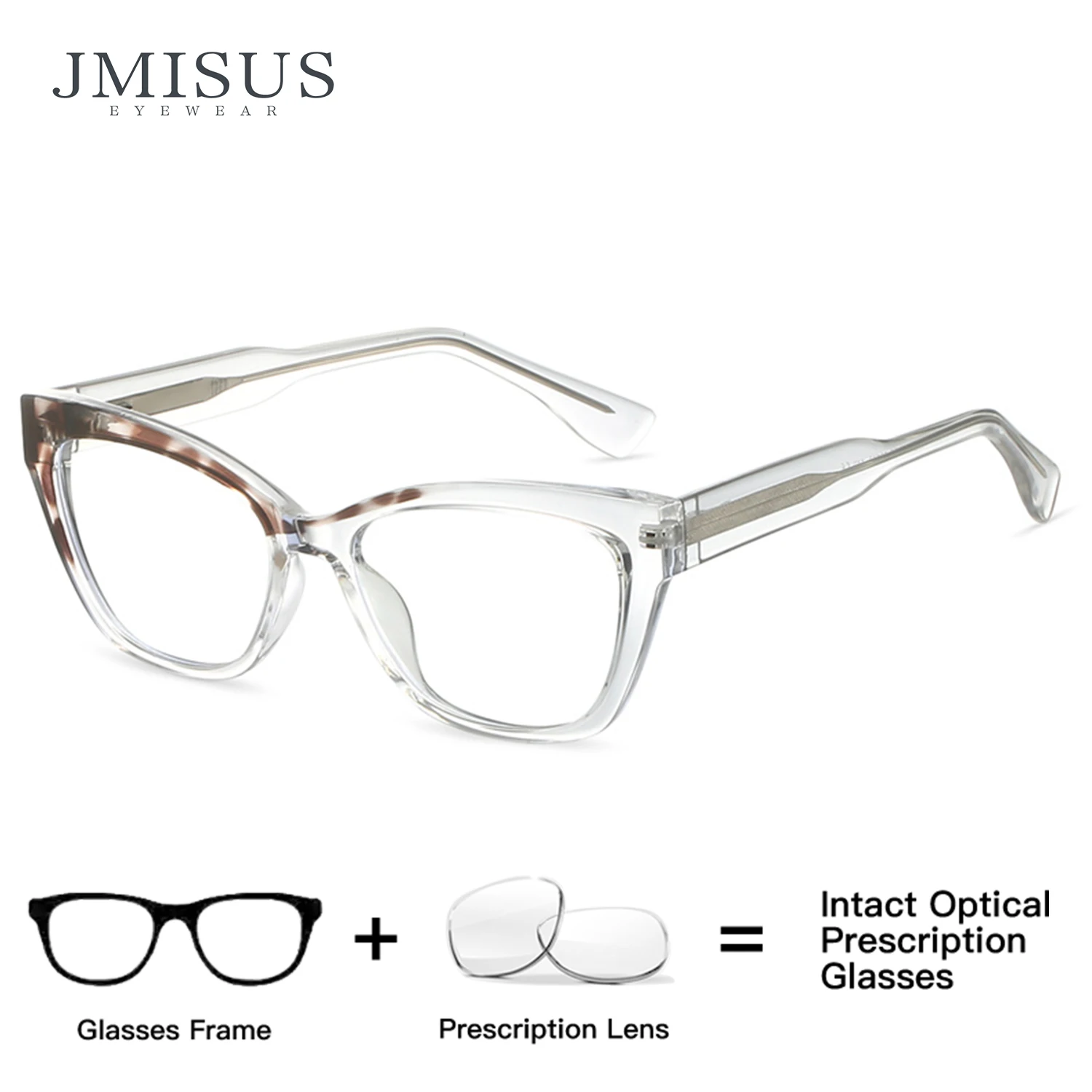 

JMISUS 2025 Trend Square Sport Prescription Glasses Woman Butterfly Optical Eyeglasses Progressive Photochromic Sunglasses