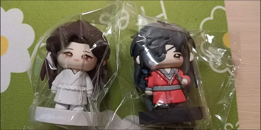 6 Cm Heavenly Officials Bless Figure Xie Lian Hua Cheng Anime Figure Q Version Models Tian Guan Ci Fu Pvc Statue Ornament Gift