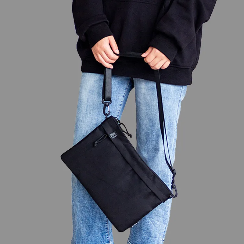 European and American nylon small bags - fashionable women's casual shoulder bags practical men's cross-body bags business bags
