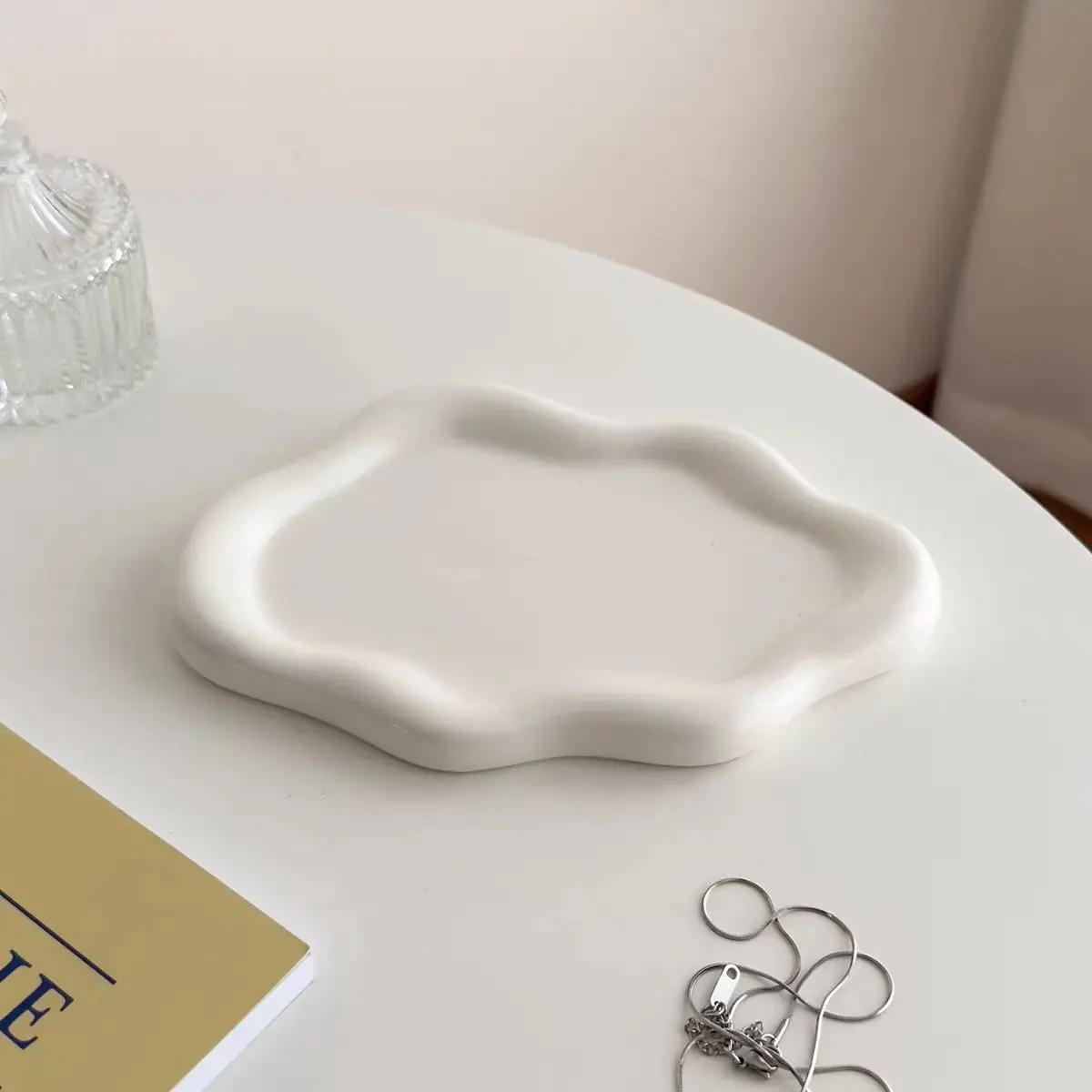 Cloud Coaster Silicone Mold Epoxy Resin Tray Storage DIY Handmade Aromatherapy Gypsum Desktop Decoration Mould