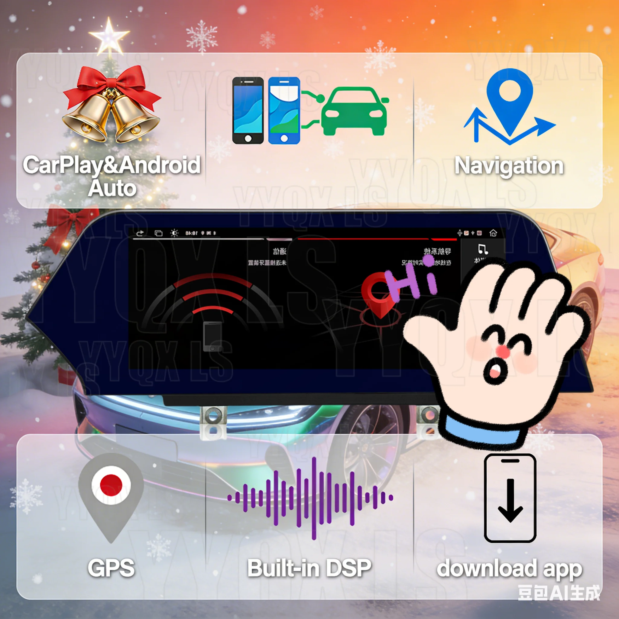 

Car Multimedia Player Android Radio For BMW 3 4 Series 2014 - 2019 Stereo Autoradio GPS Head unit Blu-ray anti-glare Screen