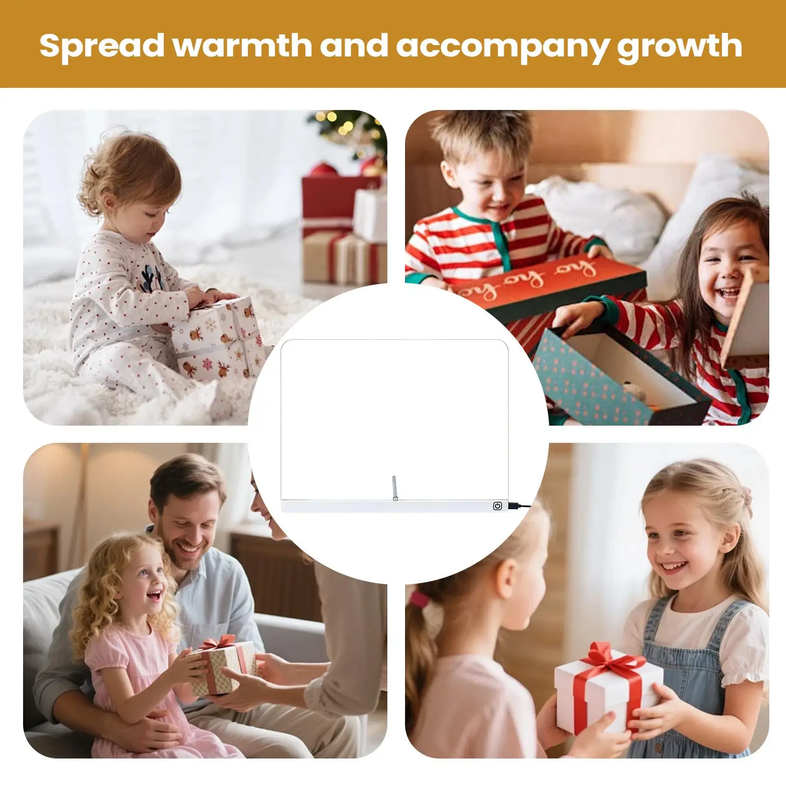 Light Up Drawing Board 35x26cm Tracing Pad Toys Acrylic Dry Erase Board Drawing Pad For Boys Girls Sketching Writing Coloring