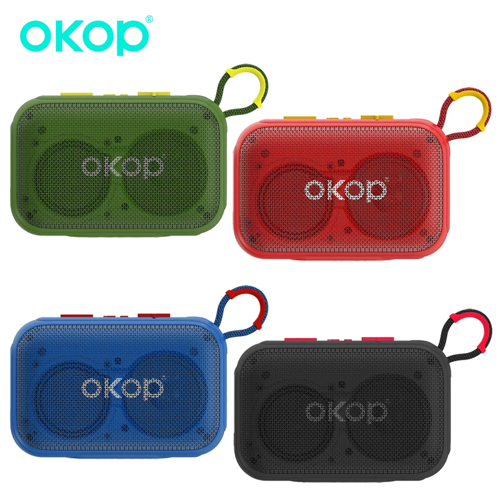 OKOP Bluetooth Speaker,Outdoor Lanyard Portable Speaker,Desktop,Subwoofer,Long Battery Speaker,AI Speaker Caixa De Som TF 범블비헬맷
