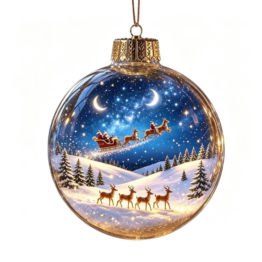 Light Up Christmas Bauble Ornament