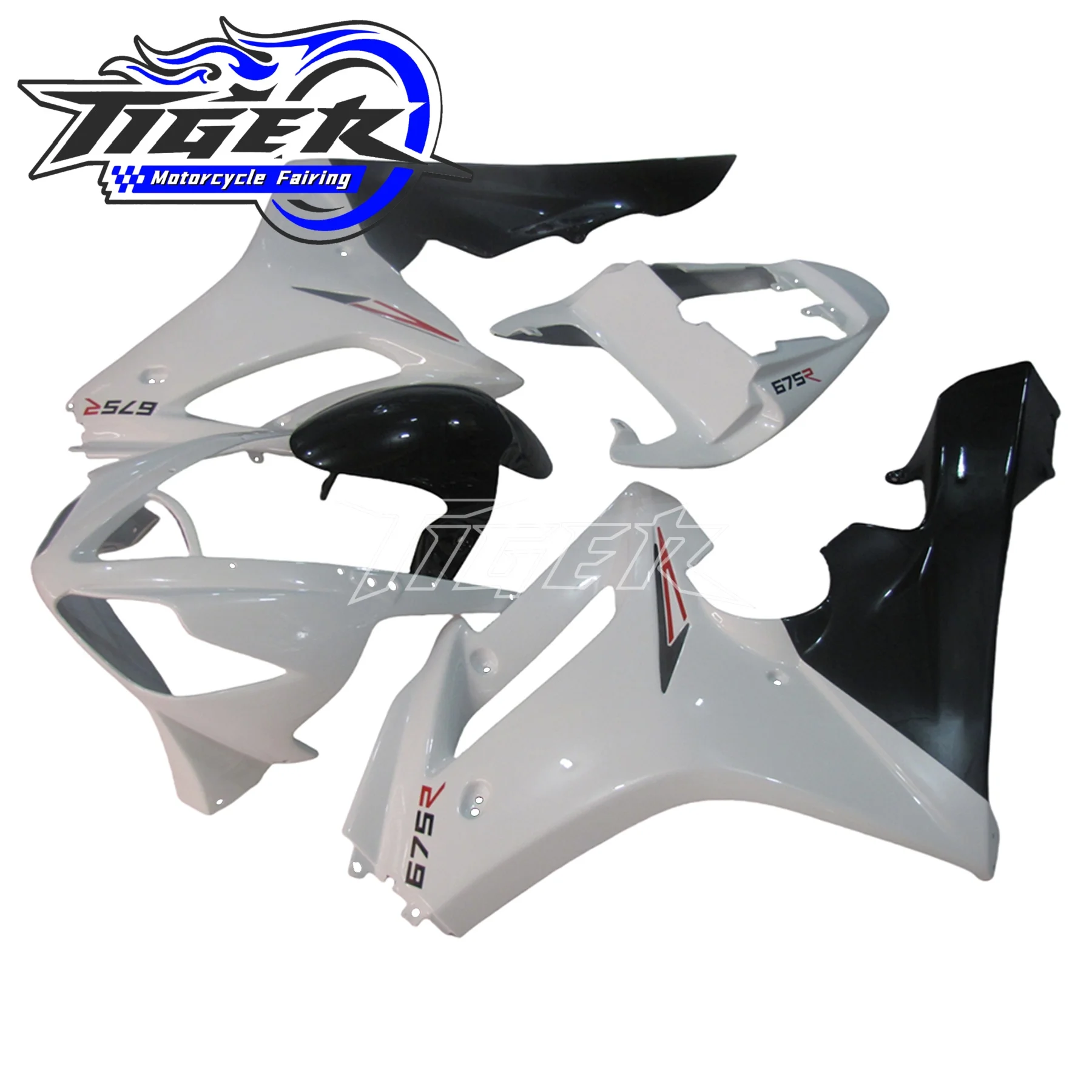 For Triumph Daytona 675R 2009 2010 2011 2012 ABS Fairing Kit  09 10 11 12 Plastic Part Body Set Motorcycle Bodywork Fairings