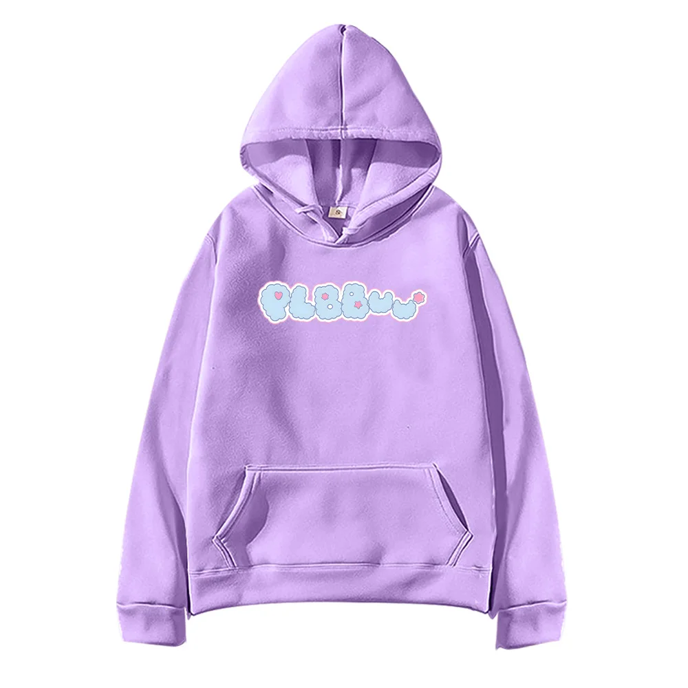Plave KPop Band هودي Plave Bbuu! سترات بغطاء للرأس برسومات موسيقية للجنسين، بلوزات كوميدية كبيرة الحجم، ملابس مريحة للخريف والشتاء